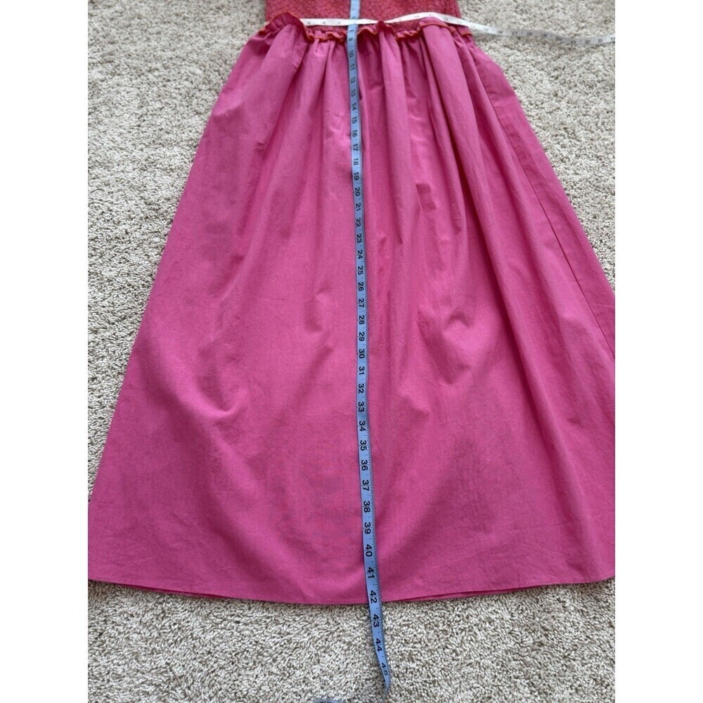 Tuckernuck Pomander Place Women’s M Strapless Jessie Maxi Dress Pink‎ Smocked - Picture 8 of 8